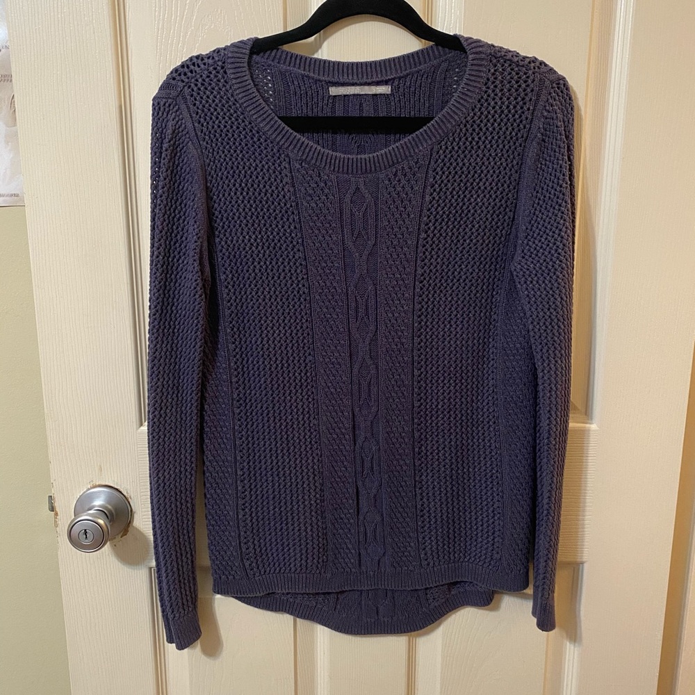 Crochet knit sweater